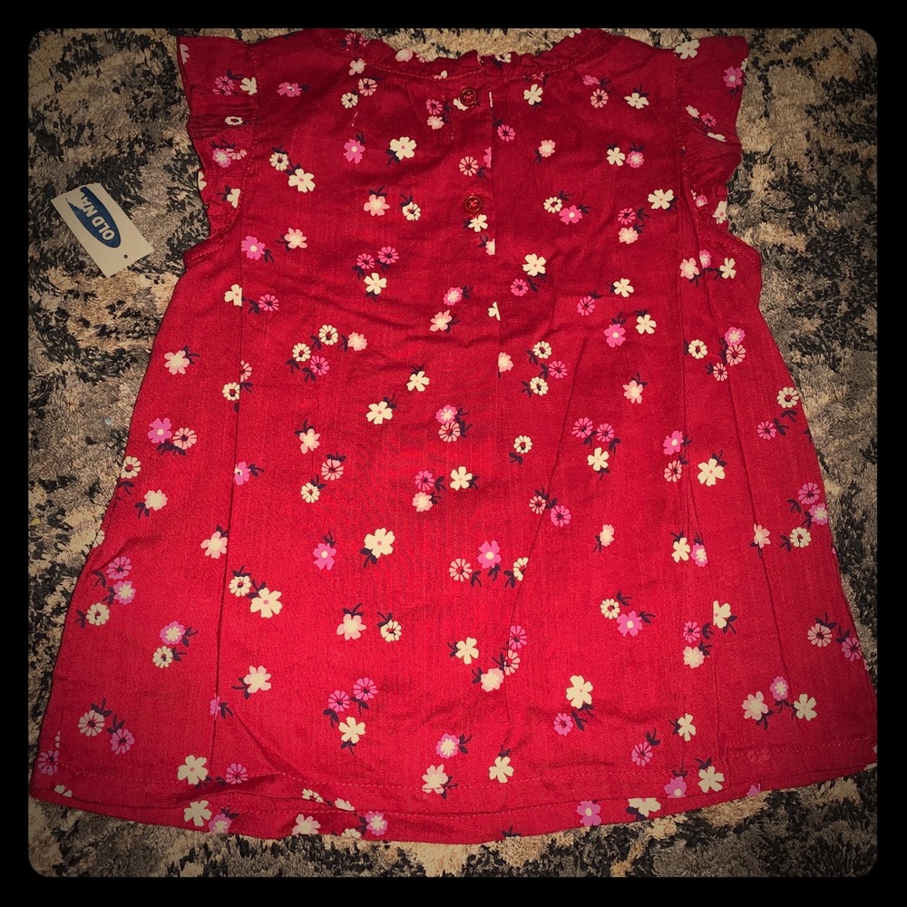 Maroon floral tank